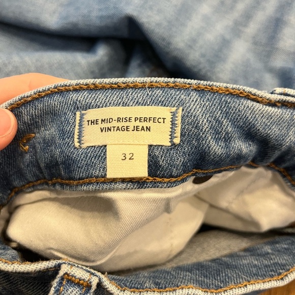 Madewell Mid-Rise Perfect Vintage Jean in Berdelle Wash size 14 NO663 - Picture 13 of 15